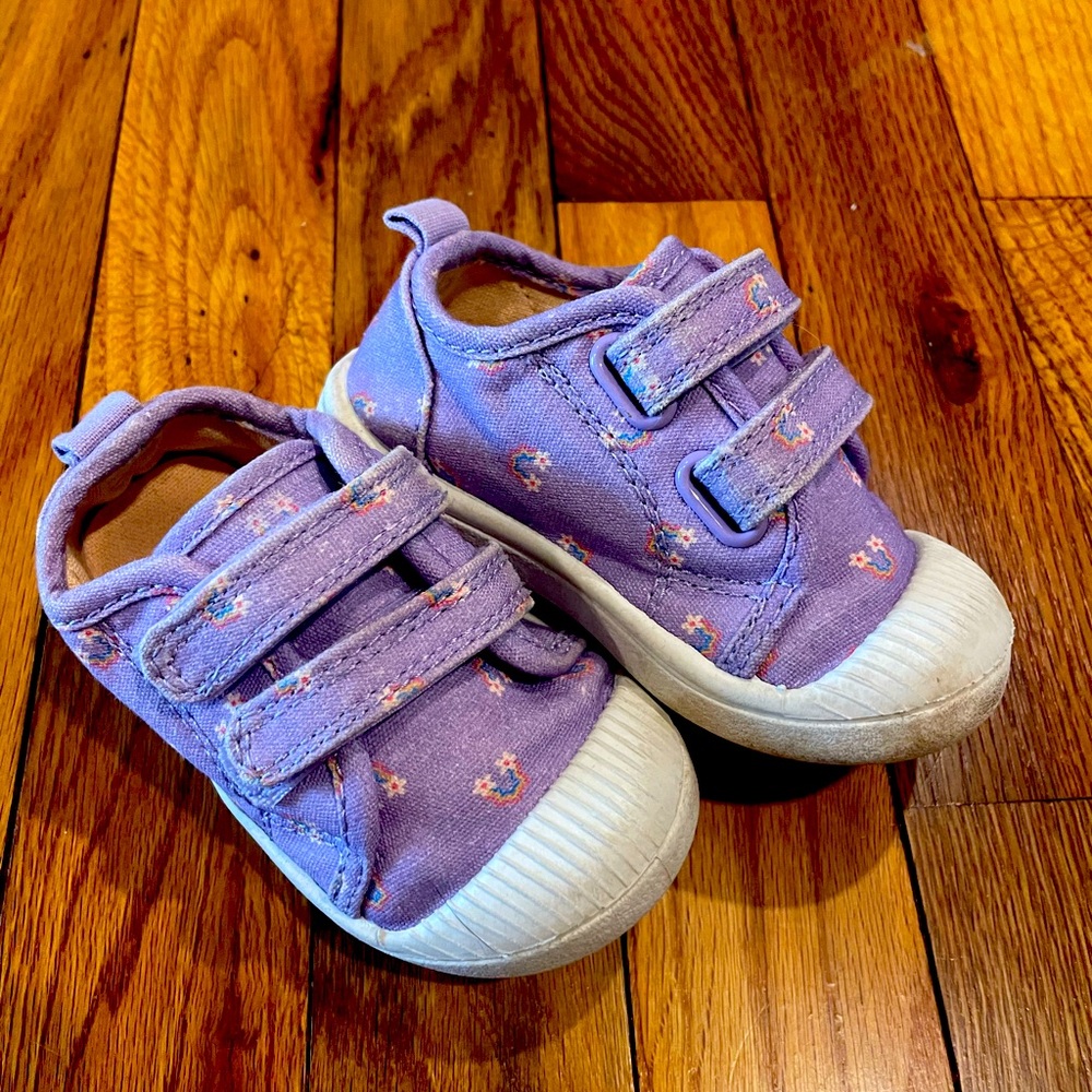 Cute Cat and Jack Purple Toddler Shoes